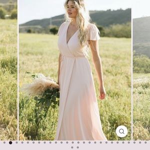 Melody Short Sleeve Maxi Wrap Dress Morning Lavender